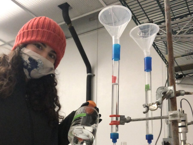 Milagros in the cold room